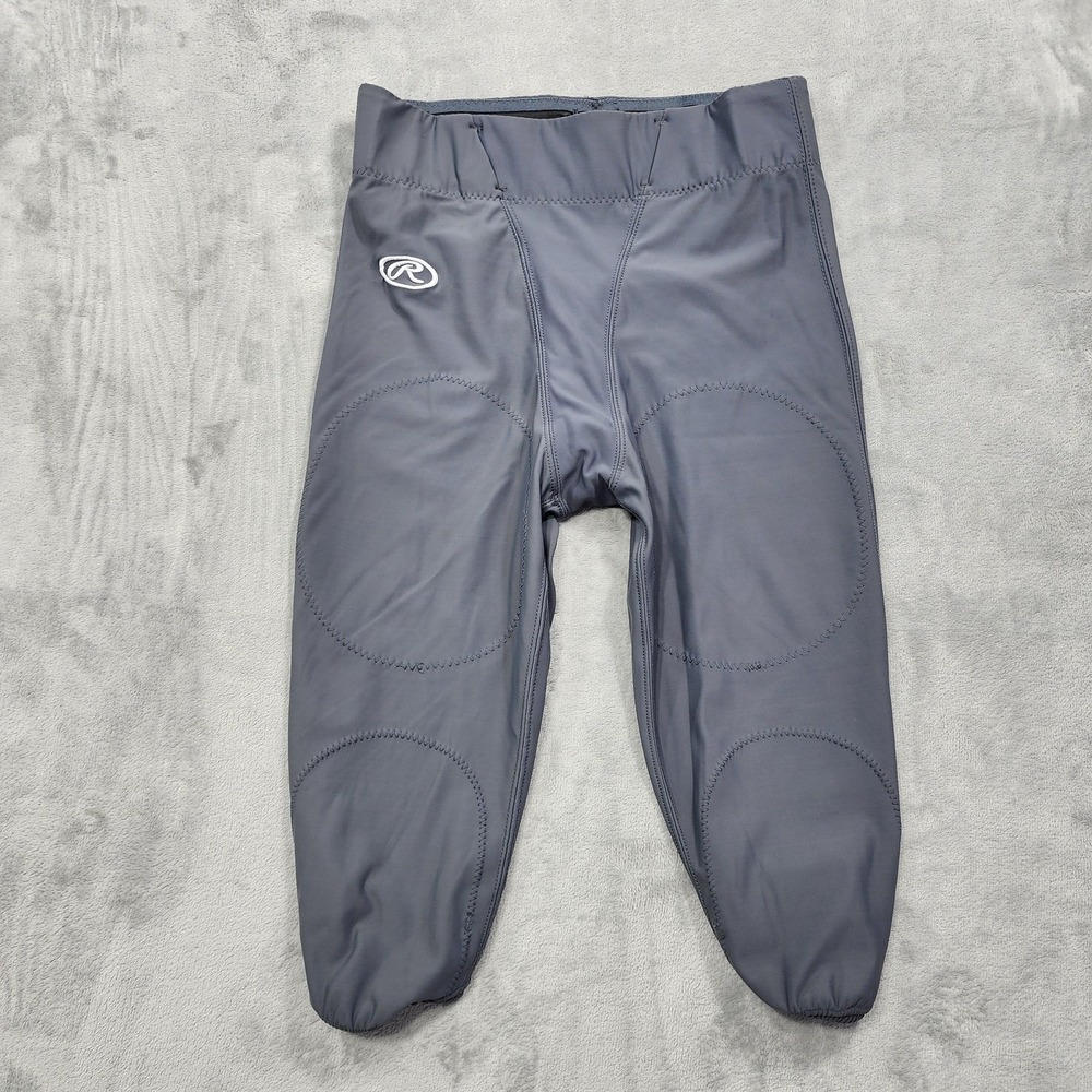 Rawlings Football Pants‎ Mens Medium Gray Nylon Spandex Padded Practice FP147